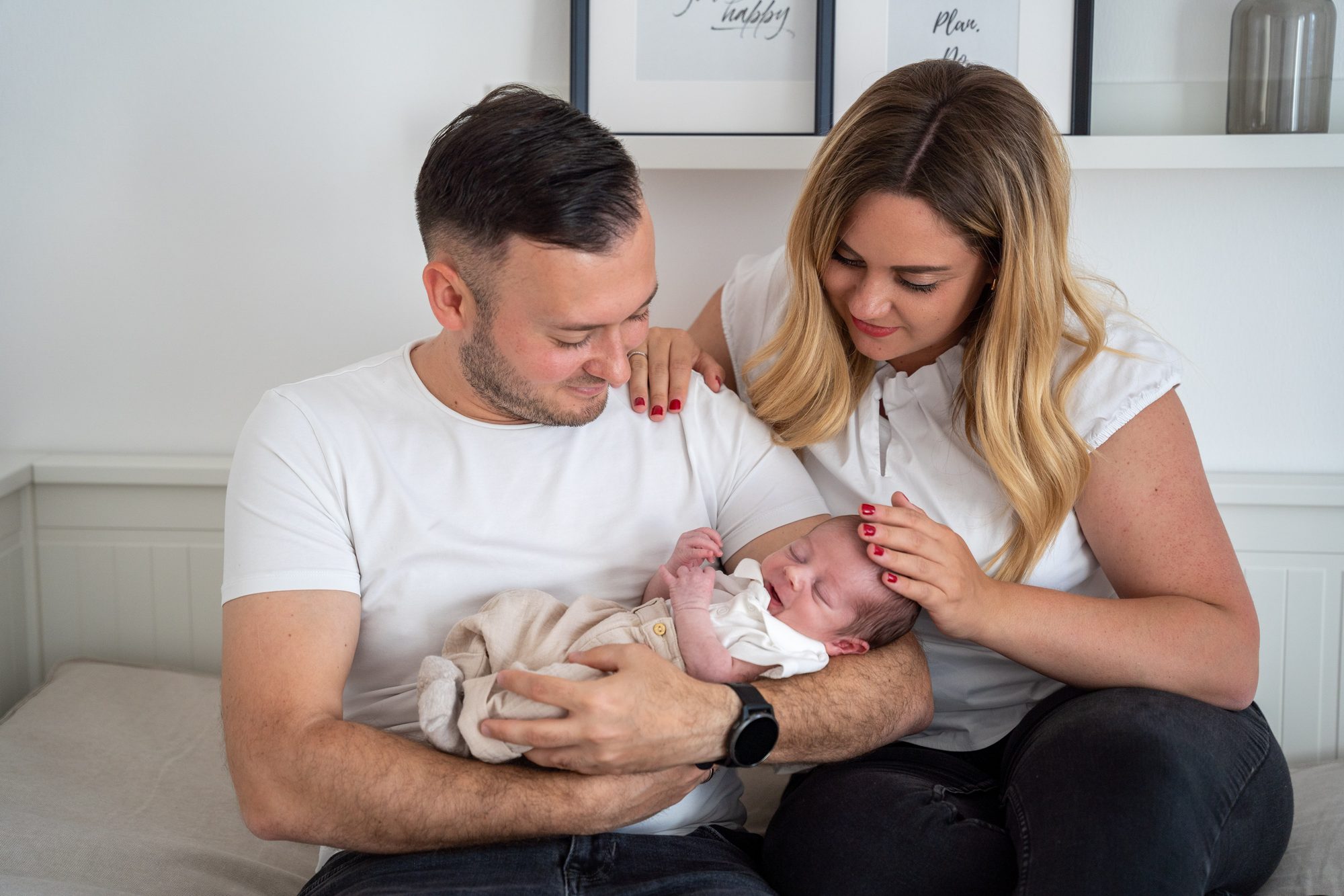 Familie zusammen